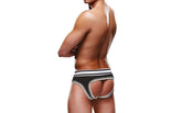 Prowler Open Brief Black/White Stylish Backless Design Mens Briefs